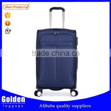 Hot sales old fashion popular dark blue color EVA luggage bag for travelling