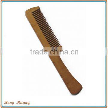 Wooden beaded hair comb