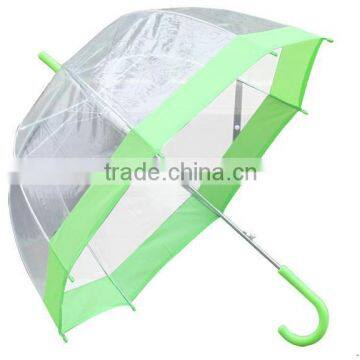 new item 23inches*8ribsclear dome umbrella from Chinese factory ailbaba honsen