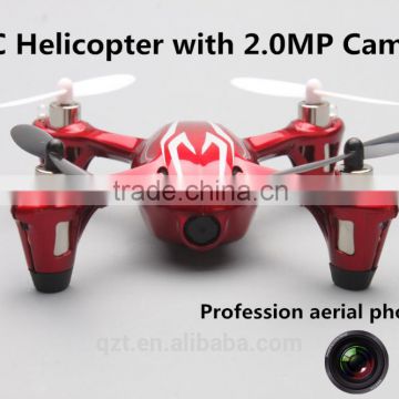 H107C 2.4G 4CH RC Helicopter Quadcopter with 2.0W/ 0.3MP Camera Red/Black/Blue outdoor flying Plane Helicopter