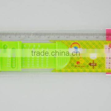 Sliding Ruler, Plastic Ruler Triangle Protractor Set photo-5