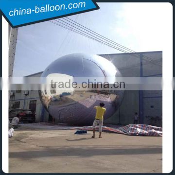 Giant inflatable silver ball, inflatable silver mirror ball hot sale