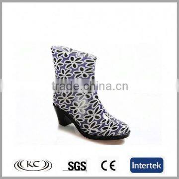 low price new brown leopard print high heel rubber shoe cover