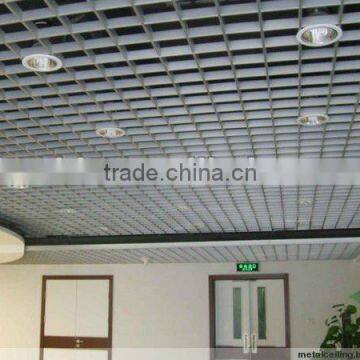 Aluminum exposed grid ceiling