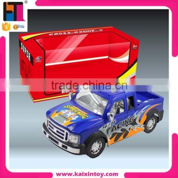 38cm long newest 4*4 friction pickup truck racing car plastic toys