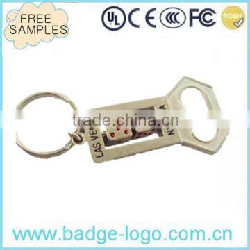 Unique Design Popular Metal Bottle Opener with Dice