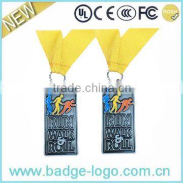 2016 Fashion Wholsale Square Medals With Ribbons