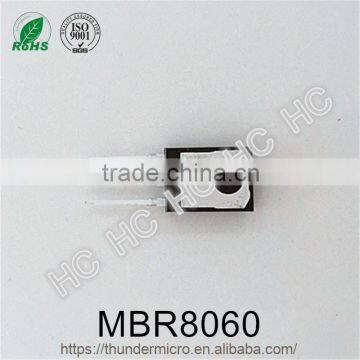 Original MBR8060 Schottky barrier rectifier diode 80A 60V TO-247 TO-3P