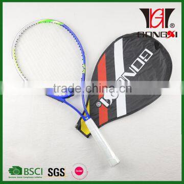 GTour 25 good design aluminium &carbon juinor tennis racket with racket bag/new tennis racket mould