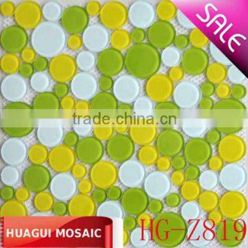 mix change green yellow circle mosaic HG-Z819