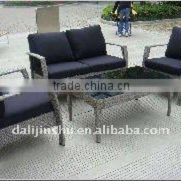 4pcs KD steel sofa set