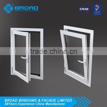 Aluminum double opening way tilt turn glazed window