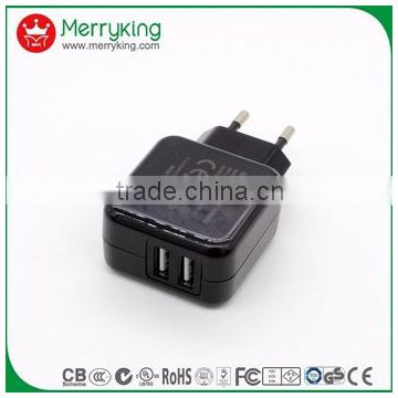 Multi port 5v 2a kc usb adapter