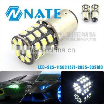 Auto accessories led 1156 car led light s25 1156(1157) 2835 33smd turn light and stop light