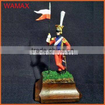 54mm Miniature French Napoleonic Dutch Lancer Figure