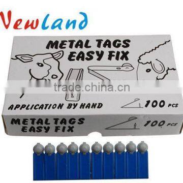 Metal ear tag