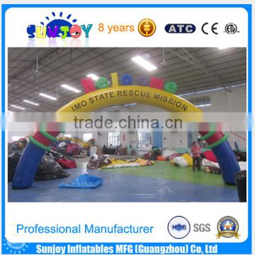 Professional design cheap advertising inflatable arch