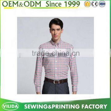Guangzhou Factory Latest Men Plaid Casual Shirts Of Pictures photo-4