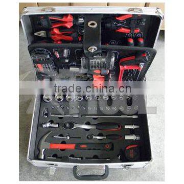 140 pcs mechanical workshop tools in tool box for car repair