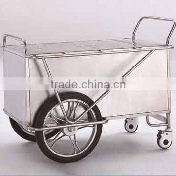 stainless steel hospital asepsis trolley