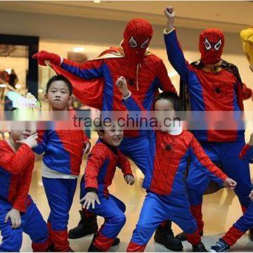 Popular Hero Fancy Dress Cosplay Halloween Costume Spiderman Costumes for Kids photo-4
