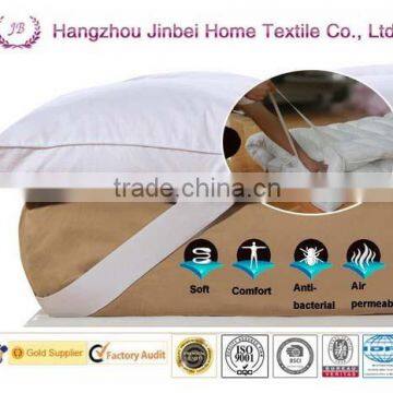 100 Cotton fabric duck feather mattress topper