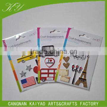 Cartoon Epoxy Stickers Scrapbook Removable PVC Stickers