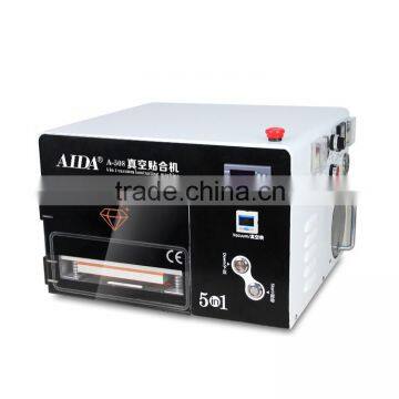 5 IN 1 OCA Vacuum Laminating Machine AIDA A508 for 7 Inch Screen, Build-in Air Bubble Removing Machine