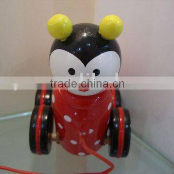 wooden toys (ladybug )