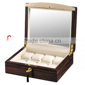 Elegant Watch Display Gift Packaging Box With Clear Window and Lock photo-3