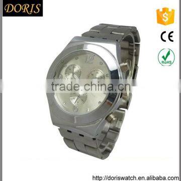 Custom wholesale wrist watch japan movt watch stainless steel back