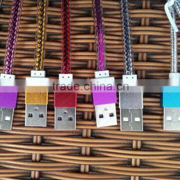 Tangle Free Flat Micro USB Charging Cord For Android Phones Charger Cable Fish Scale Shape USB Cable photo-5