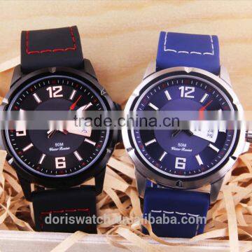 New High Quality Products Oversize Bezel Men Sport Wrist Watch Casual Silicone Watch Rubber Colorful Watch With Date