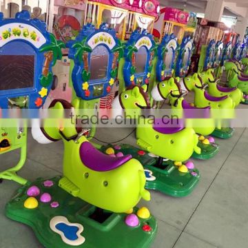 Professional supplier kids coin operated game machine kiddie ride with video games electronic game machine