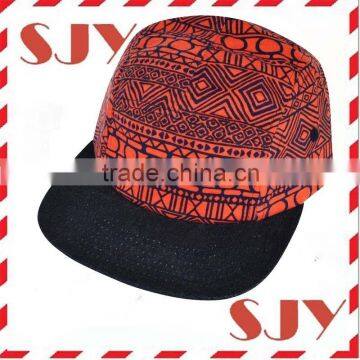 Blank wholesale custom 5 panel snapback hat