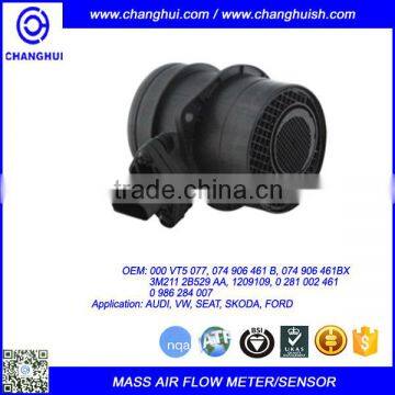 High Quality Car Mass Air Flow Meter/sensor 1209109/ 000VT5077 074 906 461B/ 074 906 461BX/ 3M2112B529 AA/ 0281002461/0986284007