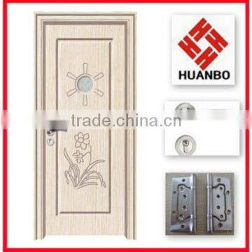 Hotsale design mdf frosted glass bedroom door