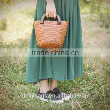 2016 New Arrival Beautiful Straw Bag Brown Women Beach Bag