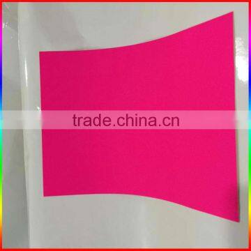 Carmine Self Adhesive Fluorescent Sticker Paper A4 Size photo-2