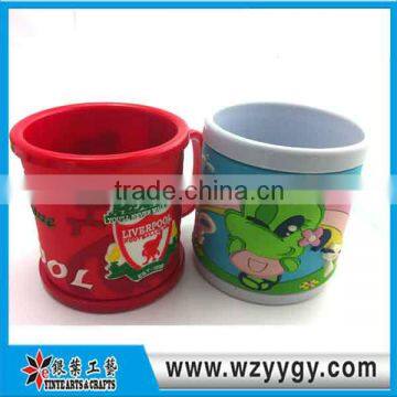 3D embossed PVC mug