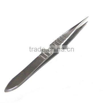 Stainless steel good quality POINTED tweezer