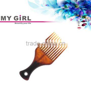 MY GIRL 2016 Wholesale Morden Moon Design Fluff Comb Black Mens Plastic Magic Laser Hair Comb photo-3