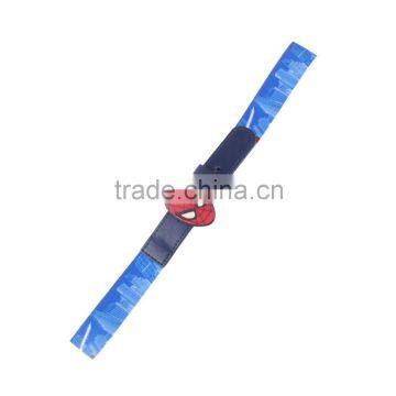 children's spider man buckle color braid belt