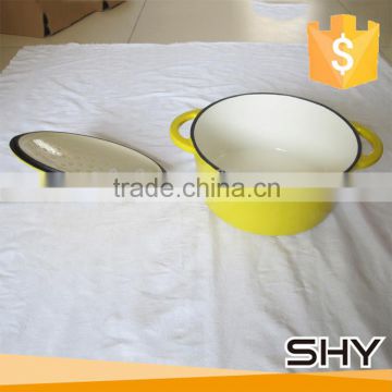 Cheap Hebei Enamel Cast Iron Wok