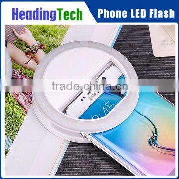 Factory Wholesale Portable Mobile Phone Camera Led Selfie Flash Light, Fill in LED Flash
