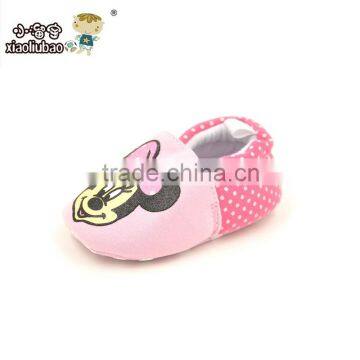New Hot Selling Cotton Fabric Girl Baby Moccasins Shoes Manufacture Baby Shoes