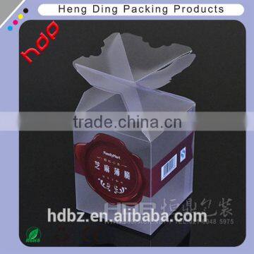 Customized Printing Frosted Pvc Box,clear Pvc Box Folding