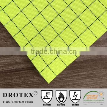 300D polyester flame retardant anti-static water repellent fabric