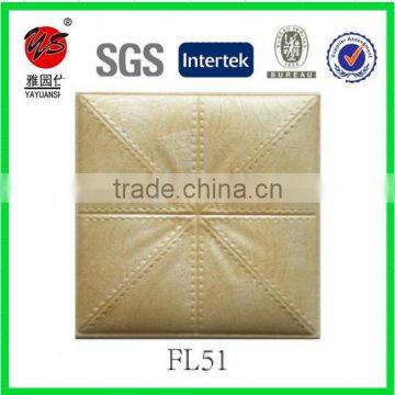 40cm 40cm Faux Leather Wall Panels photo-5