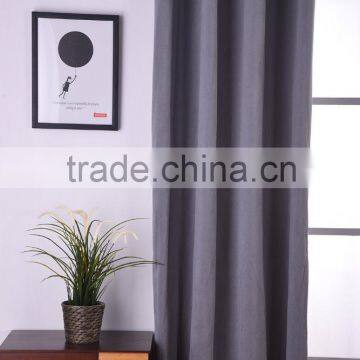 factory directly supply low price curtain ready made natural fibre curtain